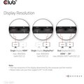 Club3D dokovací stanice USB-C, 8-in-1 MST Dual 4K60Hz, Display Travel Dock_1693374492