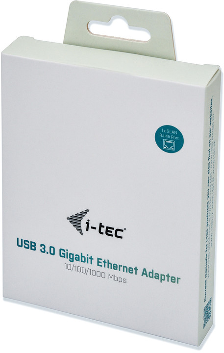 i-tec USB 3.0 Metal Gigabit Ethernet Adapter 1x USB 3.0 na RJ-45 LED_784382381