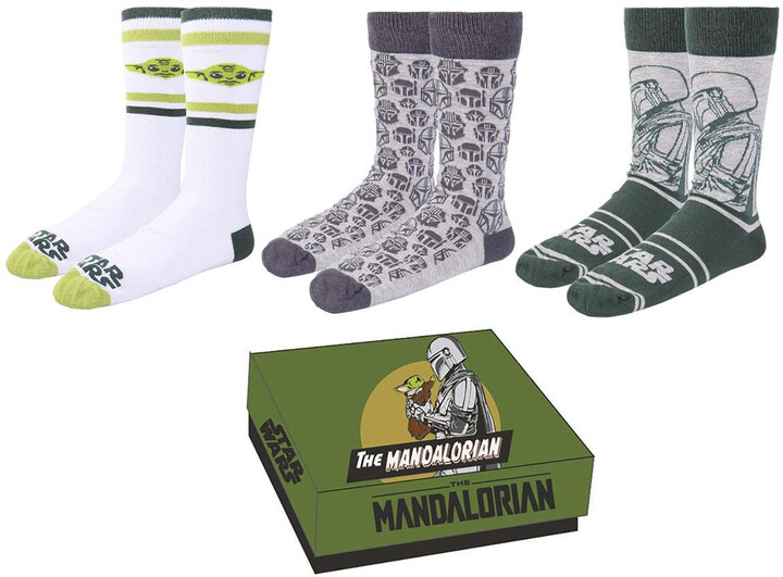 Ponožky Star Wars: The Mandalorian - The Mandalorian, 3 páry (35-41)_1311763621