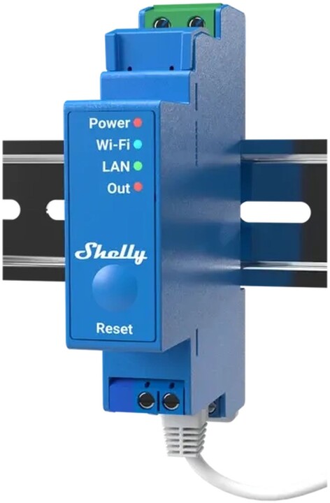 Shelly Pro 1, spínací modul na DIN lištu, WiFi, LAN_380306817