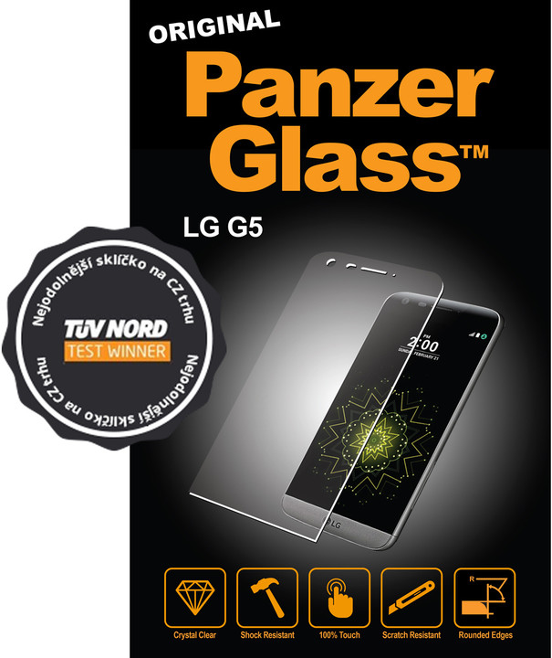 PanzerGlass Edge-to-Edge pro LG G5, černé_1228362017