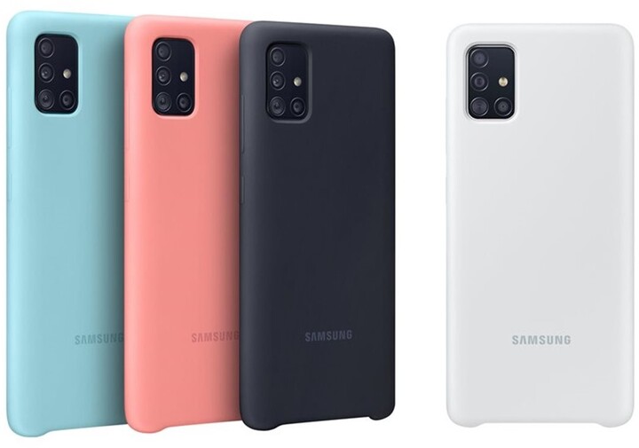 Samsung silikonový zadní kryt pro Samsung Galaxy A51, černá_1269920294