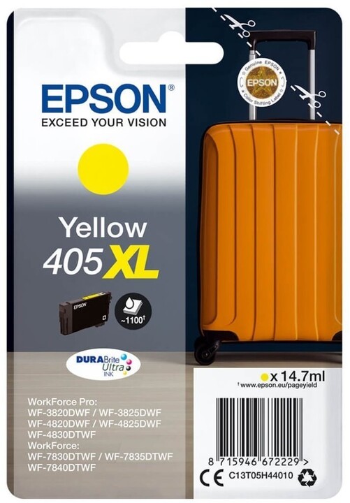 Epson C13T05H44010, Epson 405XL, žlutá_1944830747