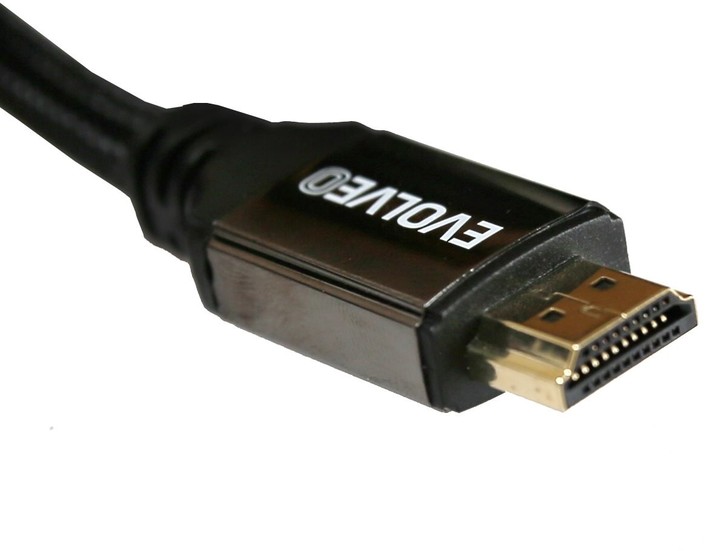 EVOLVEO XXtremeCord, kabel HDMI 2.1, podpora 8K ULTRA HD, 4K, 2K a FHD, 48Gbps šířka pásma, 1m_1172174708