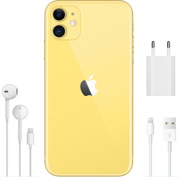 Apple iPhone 11, 256GB, Yellow_534253733