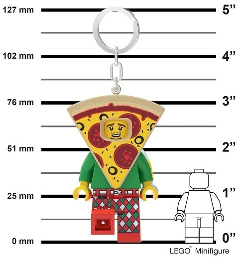 Klíčenka LEGO Iconic Pizza, svítící figurka_1276443477