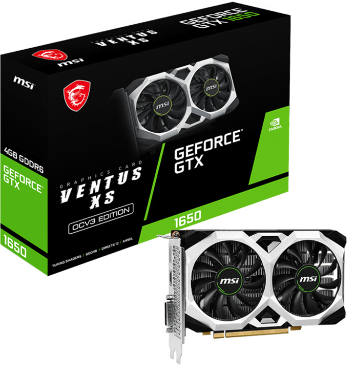 MSI GeForce GTX 1650 D6 VENTUS XS OCV3, 4GB GDDR6_1529734908