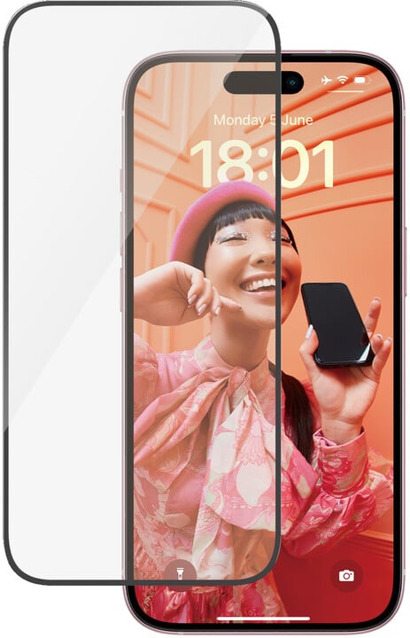 PanzerGlass ochranné sklo pro Apple iPhone 15, Ultra-Wide Fit_57195325
