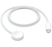 Apple magnetický rychlonabíjecí kabel k Apple Watch, USB-C, 1m, bílá_1327100169