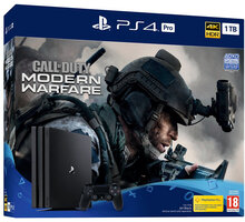 PlayStation 4 Pro, 1TB, Gamma chassis, černá + Call of Duty: Modern Warfare_1191299692