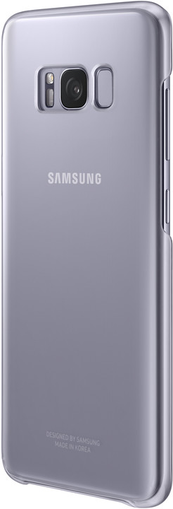 Samsung S8+, Poloprůhledný zadní kryt, violet_1871045970