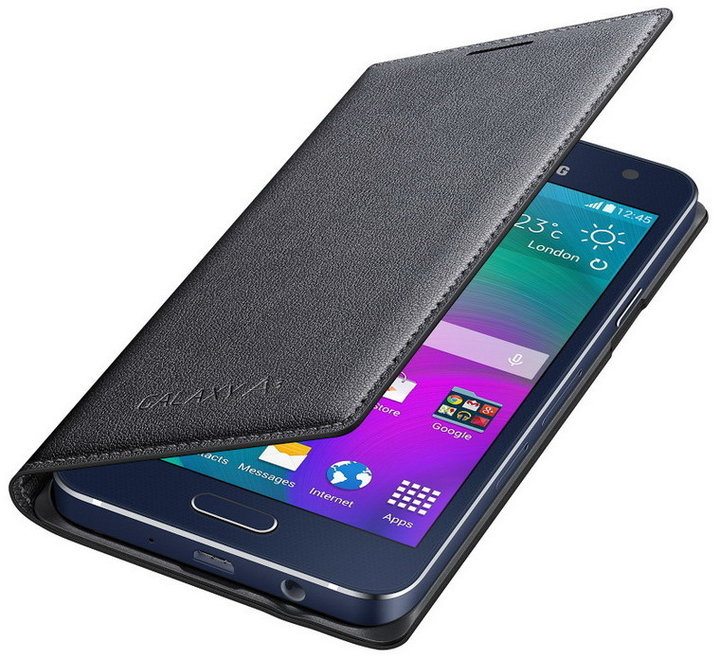 Samsung flipové pouzdro EF-FA300B pro Galaxy A3 (SM-A300), černá_2058916036