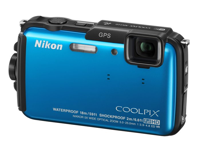 Nikon Coolpix AW110, modrá_460645967