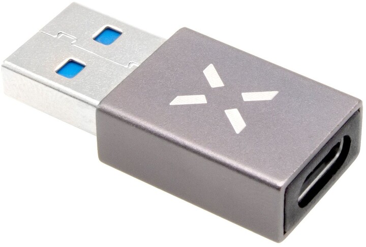 FIXED redukce USB-C - USB-A 3.0, OTG, šedá_782361975