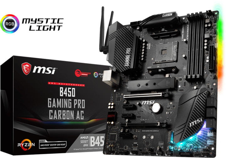 MSI B450 GAMING PRO CARBON AC - AMD B450_1523590081