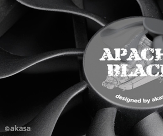 Akasa Apache AK-FN058, 12 cm, PWM, Black edition_2051797036