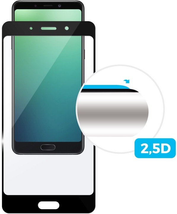 FIXED Full-cover ochranné tvrzené sklo pro Samsung Galaxy S8 Plus, černé_738085329