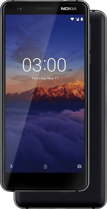 Nokia 3.1, 16GB, Single SIM, černá_1486302927
