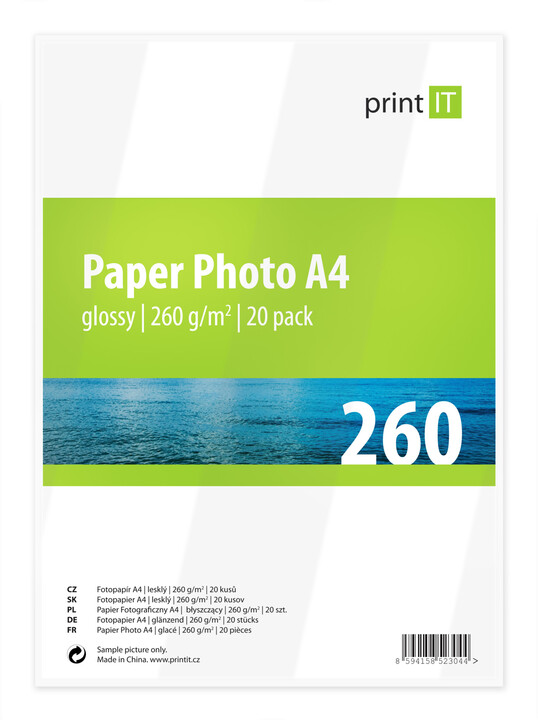 PRINT IT Paper Photo A4 260 g/m2 Glossy 20ks_601564995