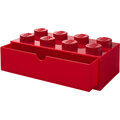 Stolní box LEGO, se zásuvkou, velký (8), červená_2090610043