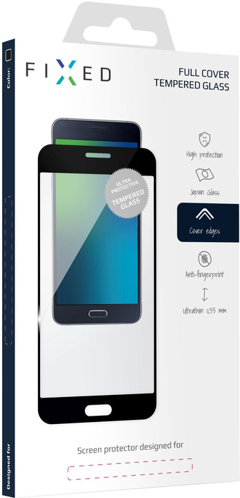 FIXED ochranné tvrzené sklo Full-Cover pro Samsung Galaxy A50, lepení přes celý displej, černá_1281872290