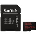 SanDisk Micro SDXC Extreme 128GB A1 UHS-I U3 (100 MB/s čtení a 90 MB/s zápis) + SD adaptér