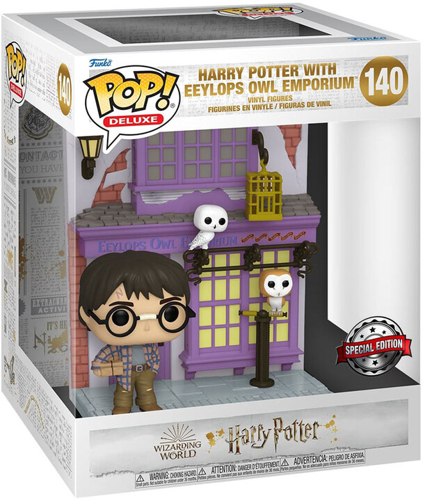 Figurka Funko POP! Harry Potter - Harry Potter with Eeylops Owl Emporium Deluxe