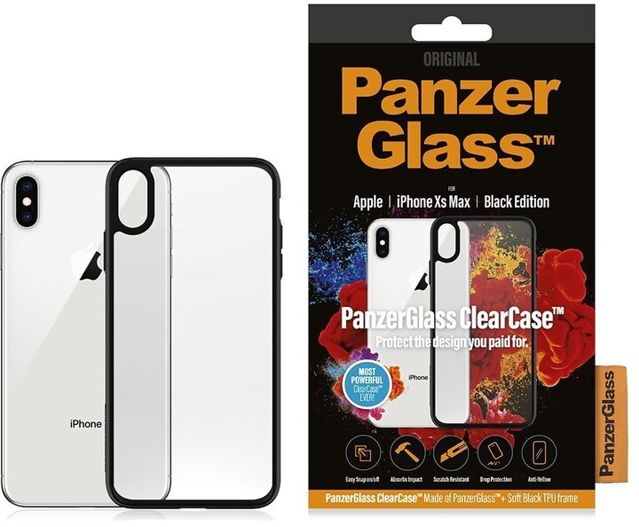 PanzerGlass ClearCase pro Apple iPhone Xs Max, černá_2061355577