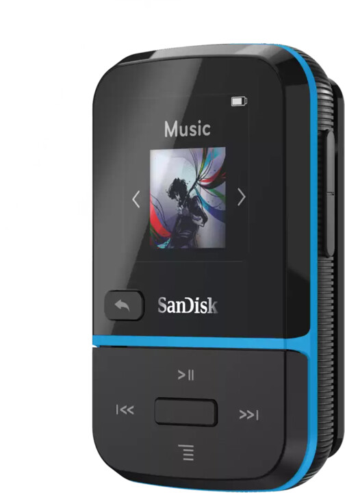 SanDisk Clip Sport Go, 32GB, modrá_735314235