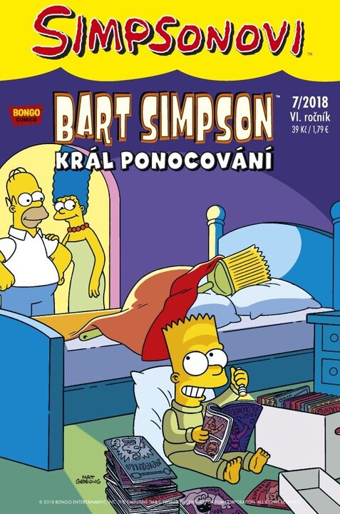 Komiks Bart Simpson: Král ponocování, 7/2018