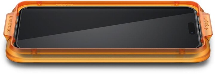 Spigen ochranné sklo tR AlignMaster pro Apple iPhone 15 Pro Max, 2ks, černá_1355180178