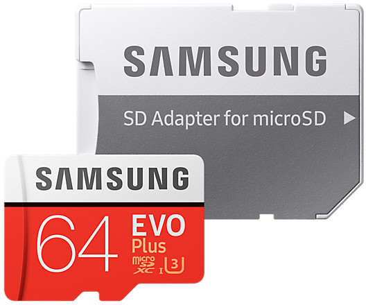 Samsung Micro SDHC karta 64GB EVO Plus (Class 10 UHS-3) + SD adaptér v hodnotě 799 Kč_485326606