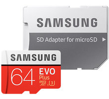 Samsung Micro SDXC EVO Plus 64GB UHS-I U3 + SD adaptér_87997288