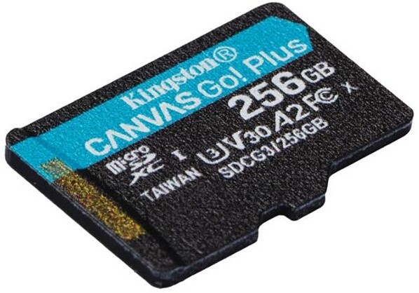 Kingston Micro SDXC Canvas Go! Plus 256GB 170MB/s UHS-I U3 + adaptér_1383302477