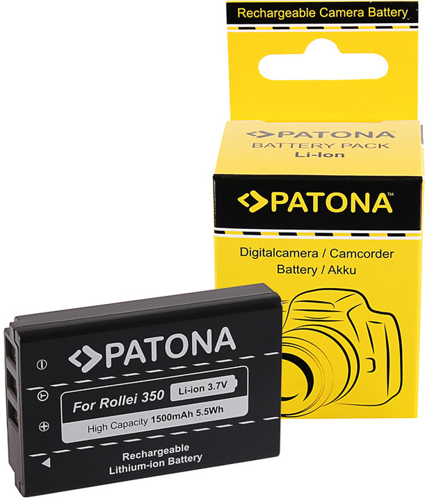 Patona baterie pro foto Rollei Powerflex 350 Wifi 1500mAh Li-Ion_2004969174