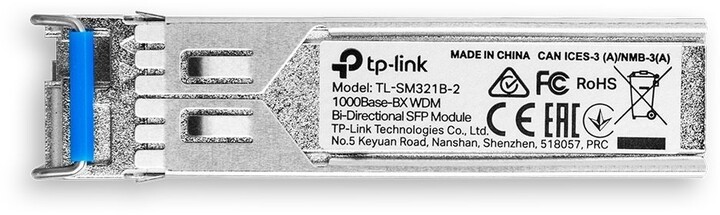 TP-LINK SFP modul TL-SM321B-2, 100/1000, WDM, SM, 2km, 1310/1550nm_261498271