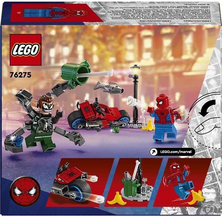 LEGO® Marvel 76275 Honička na motorce: Spider-Man vs. Doc Ock_1291324518