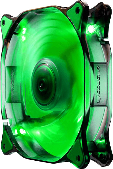 Cougar D12HB-G, LED zelená, 120mm_1863465281