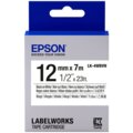 Epson LabelWorks LK-4WBVN, páska pro tiskárny etiket, 12mm, 7m, bílo-černá_1868884931