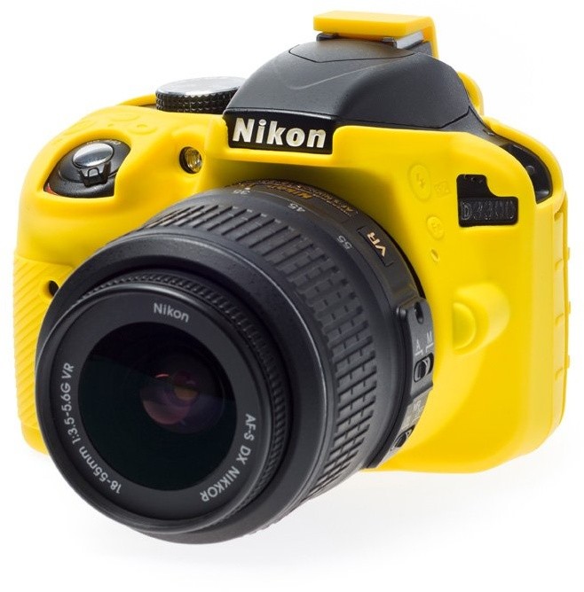 Easy Cover silikonový obal Reflex Silic pro Nikon D3300, žlutá_192592156