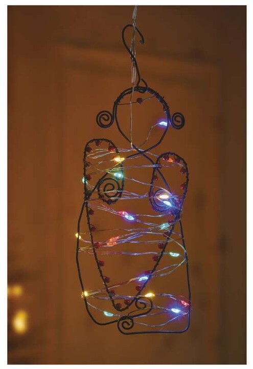 Emos LED vánoční nano řetěz, 1,9 m, 2x AA, vnitřní, multicolor, časovač_304689627