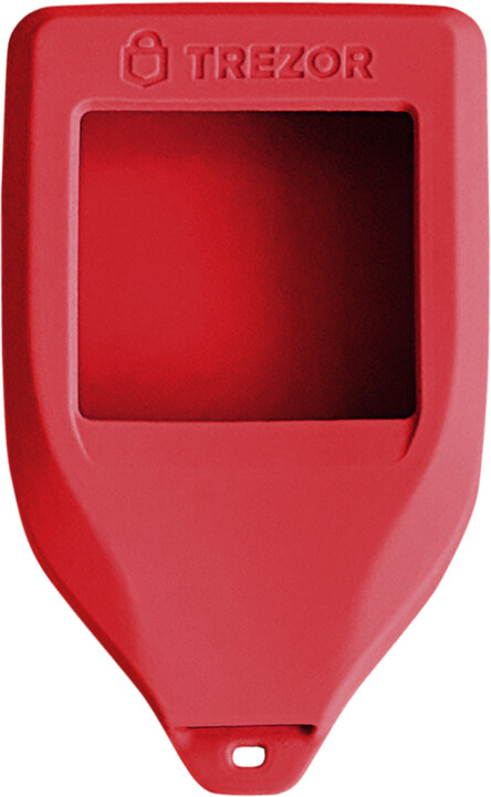 Trezor silikonový obal pro Model T, červená_1857322858