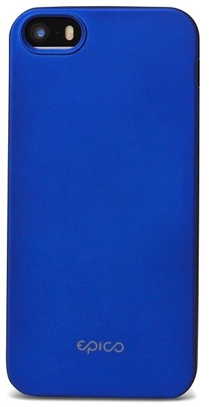 EPICO pružný plastový kryt pro iPhone 5/5S/SE EPICO GLAMY - modrý_1915420163
