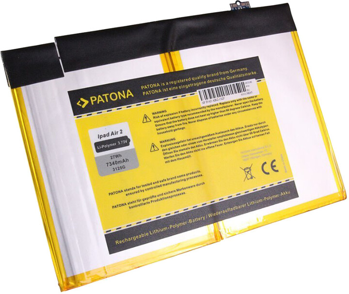 Patona baterie pro tablet PC Apple Ipad Air 2 7340mAh 3,73V Li-Ion A1547_589036881