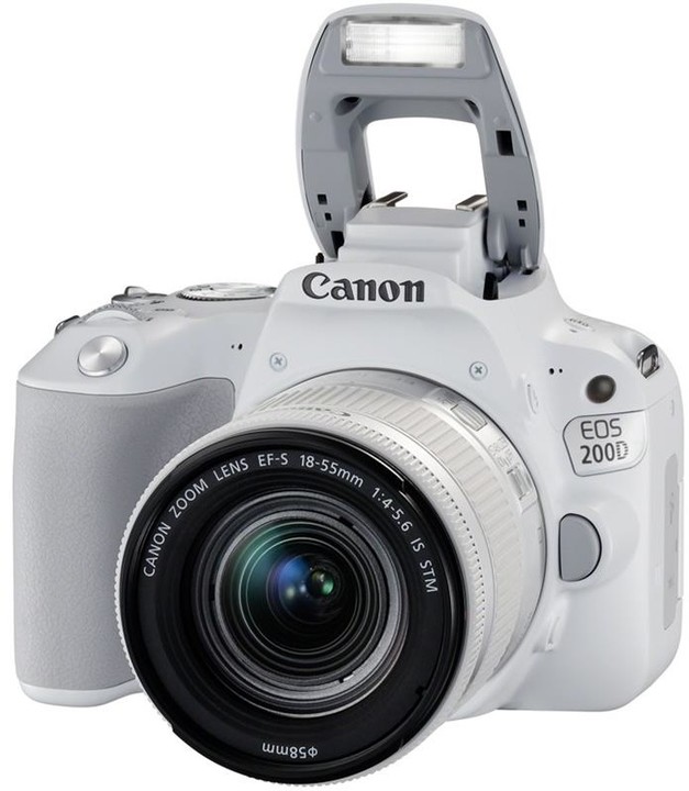 Canon EOS 200D + 18-55mm IS STM, bílá_2066544573