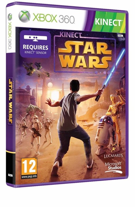 XBOX 360 Kinect Bundle 4GB (Adventures!) + Star Wars + Pixar Rush_1446944009