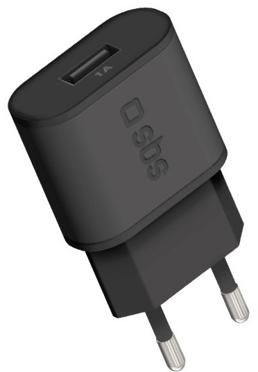 SBS Cestovní nabíjecí sada USB/Micro-USB, 1x USB, 1000 mA, černá_1610518054
