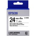 Epson LabelWorks LK-6WBN, páska pro tiskárny etiket, 24mm, 9m, černo-bílá_554414510