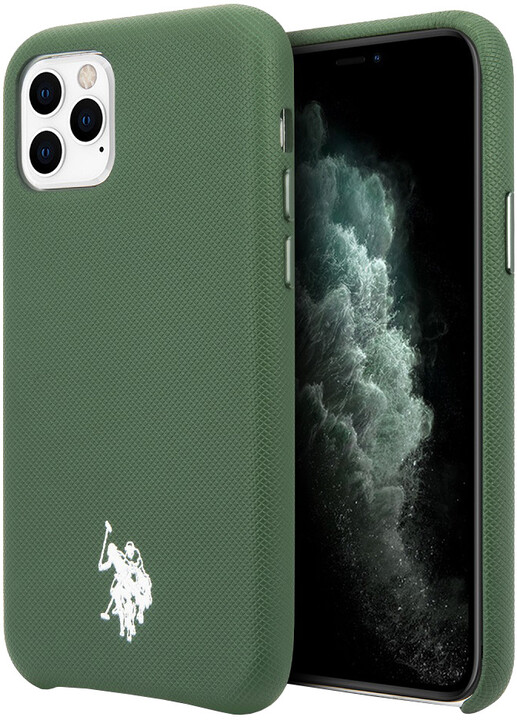 U.S. Polo ochranný kryt Wrapped Polo pro iPhone 11 Pro, zelená_293067207