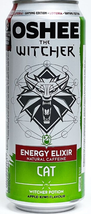 Oshee Witcher Energy Elixir Cat, energetický, jablko/kiwi, 500ml_803810380